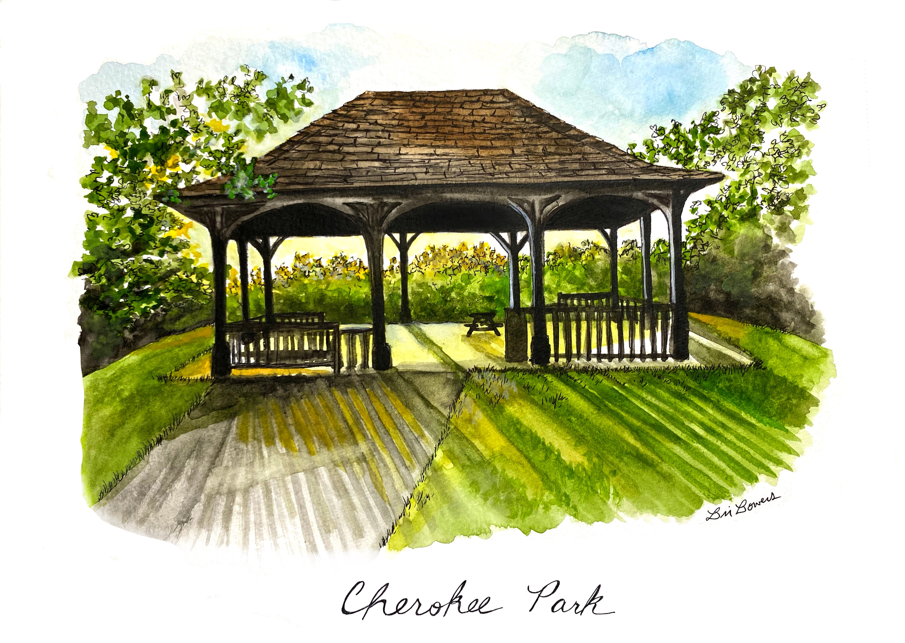 Bri Bowers - Cherokee Park Print