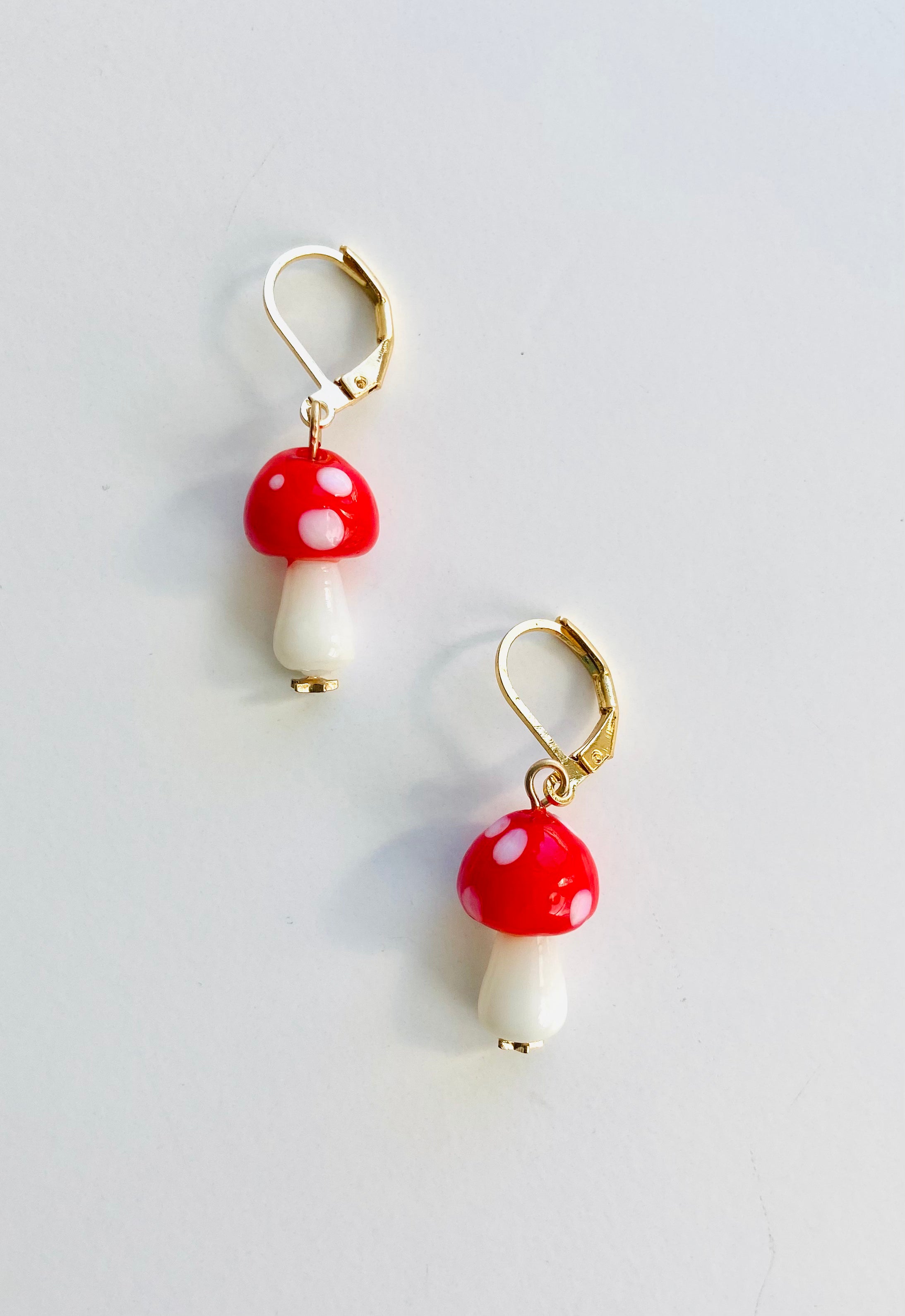 Finds Designs Mushroom Earrings