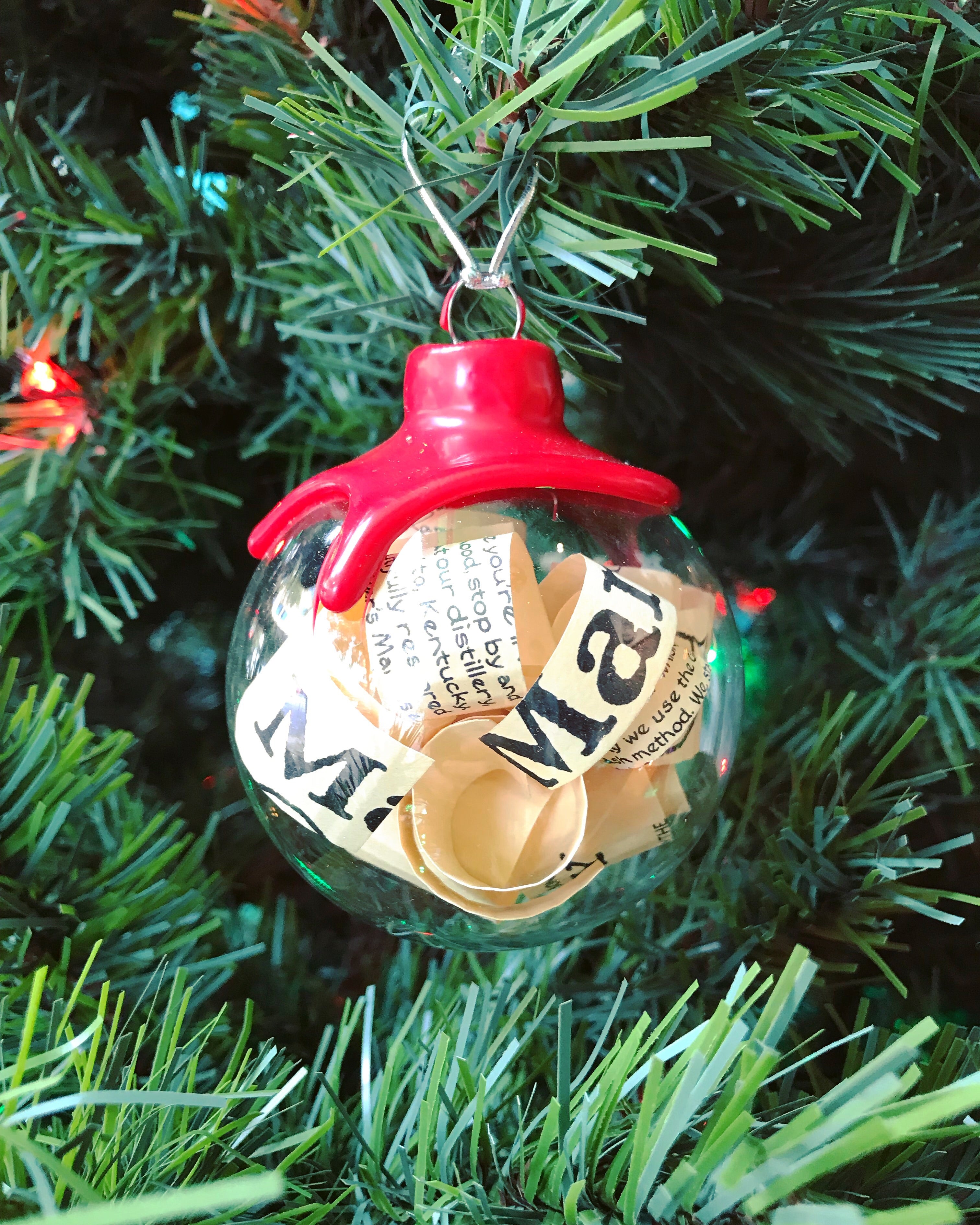 Melissa Sinkovic - Maker's Mark Ornament