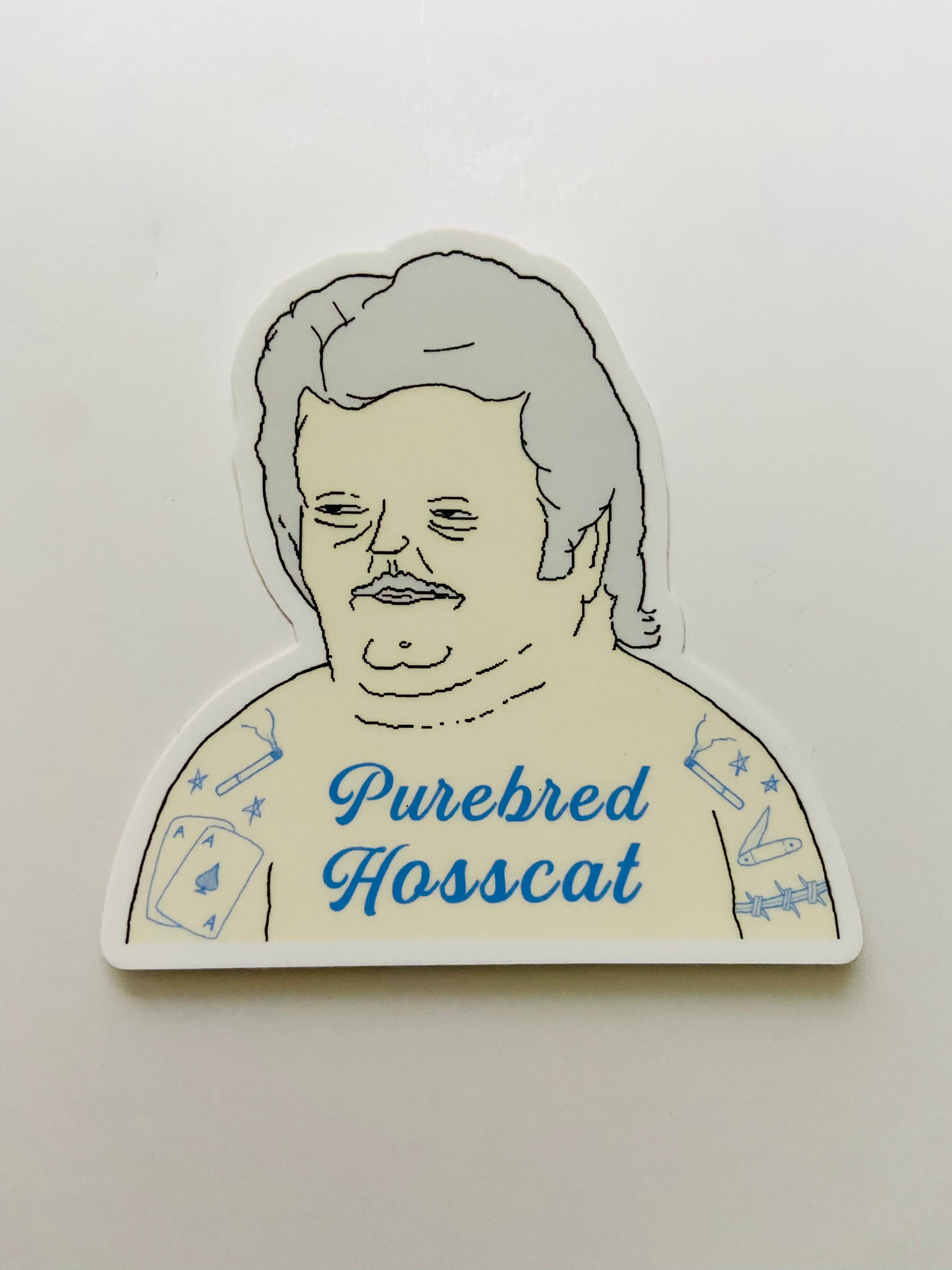 Little Bubby Child - Purebred Hosscat Sticker