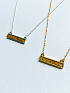 Gretchen Leachman - Etched Louisville Skyline Necklace
