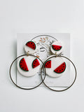 Chami Art Designs - Watermelon Clay Post Earring