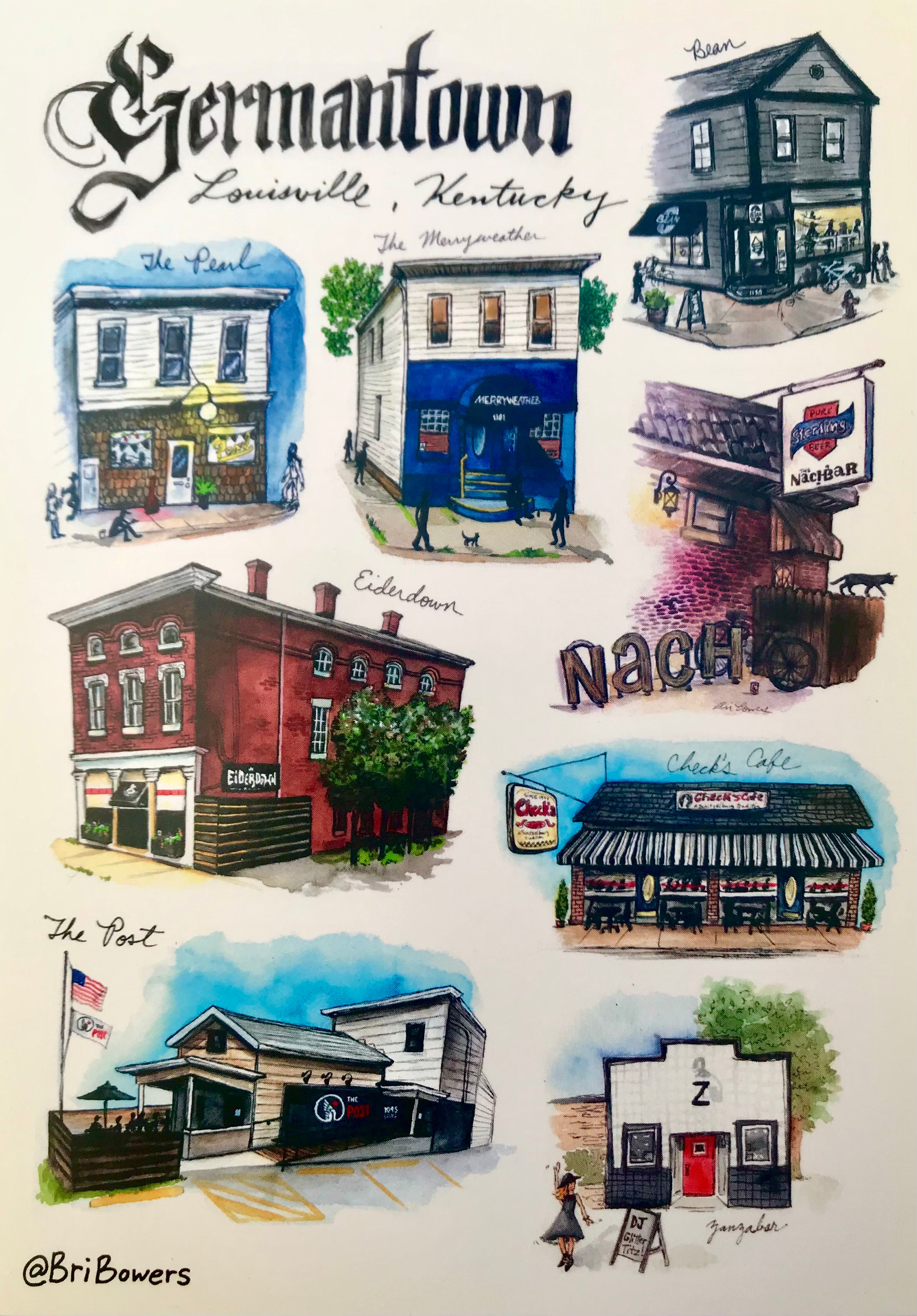 Bri Bowers - Neighborhood 5x7 Mini Prints