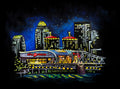 Bri Bowers - KFC Yum Center Print