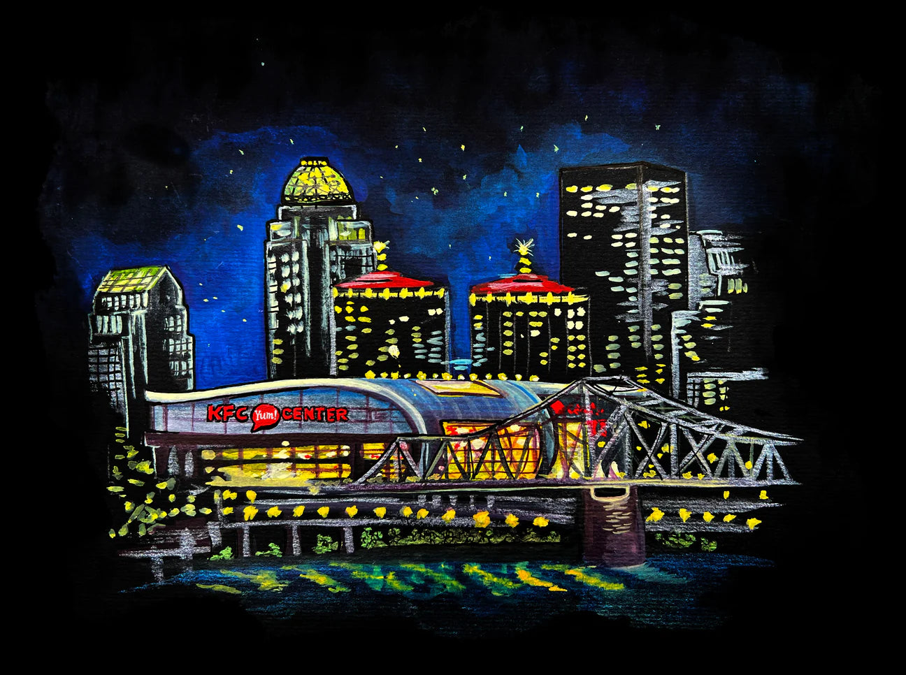 Bri Bowers - KFC Yum Center Print