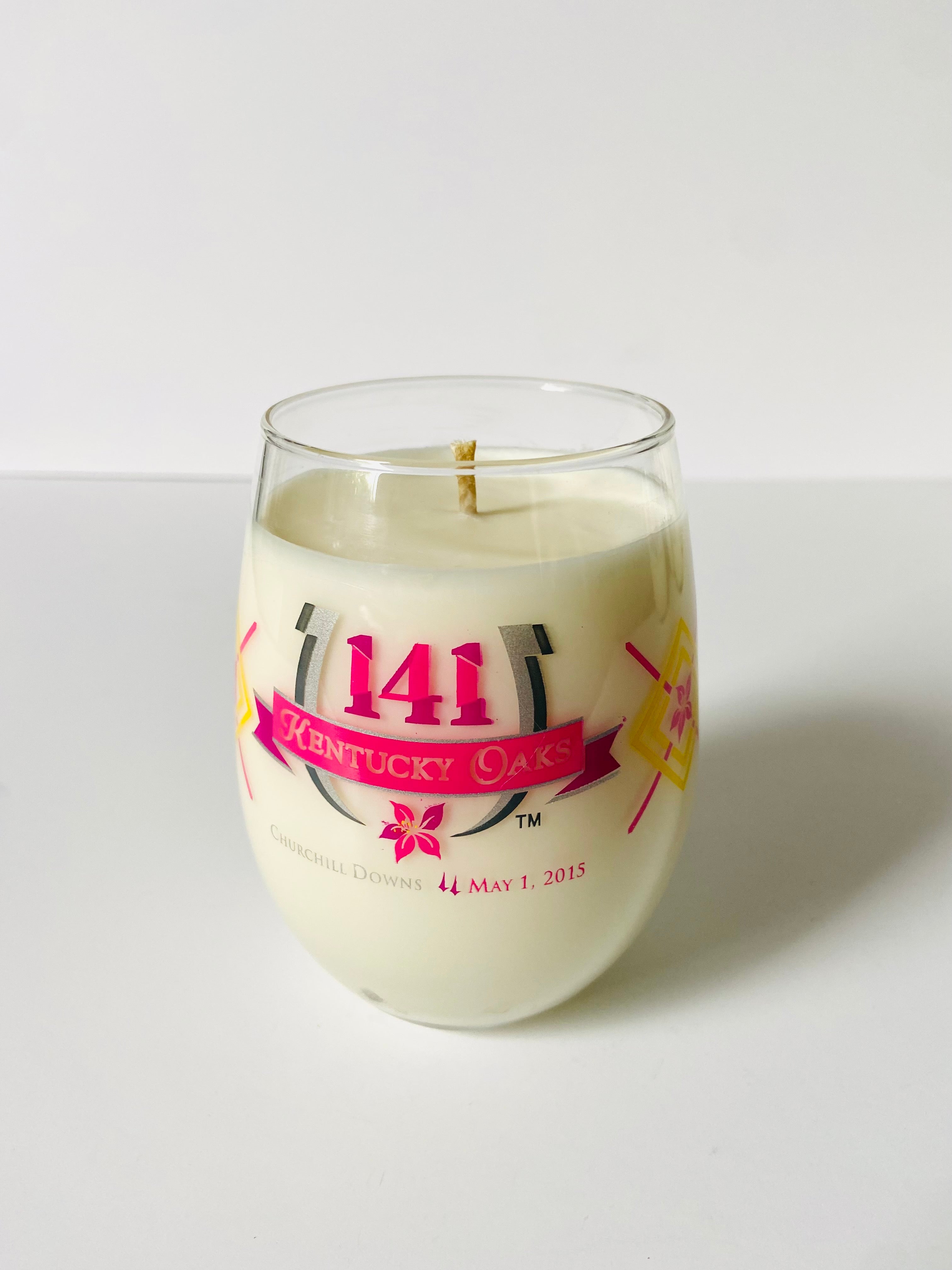 Nerd Babes Co - Oaks Wine Glass Candles