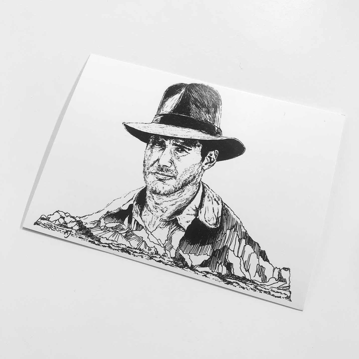 Maya Joy - 5x7 Indiana Jones Mountain Print