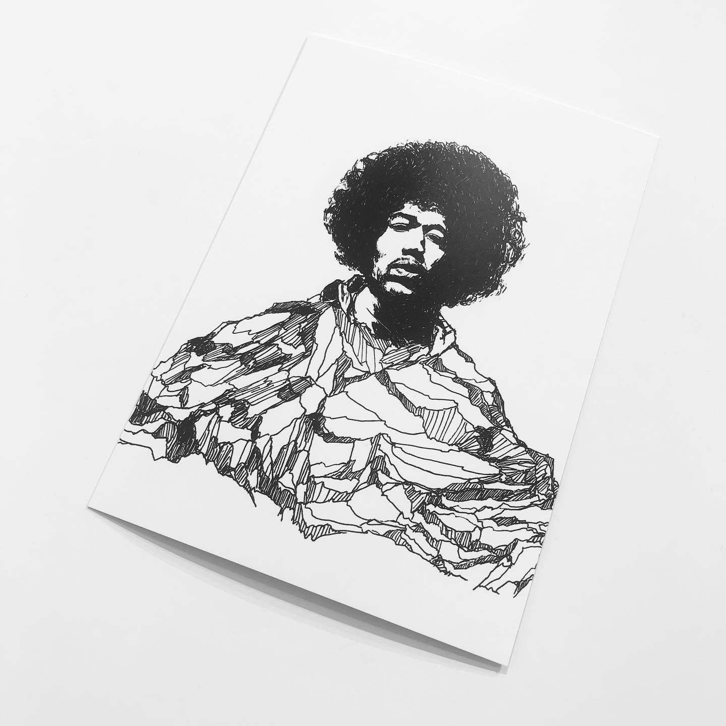Maya Joy -  5x7 Jimi Hendrix Mountain Print