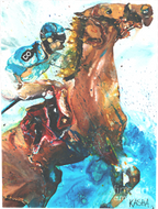 Kasha Giclee Canvas Print - Sea Spray