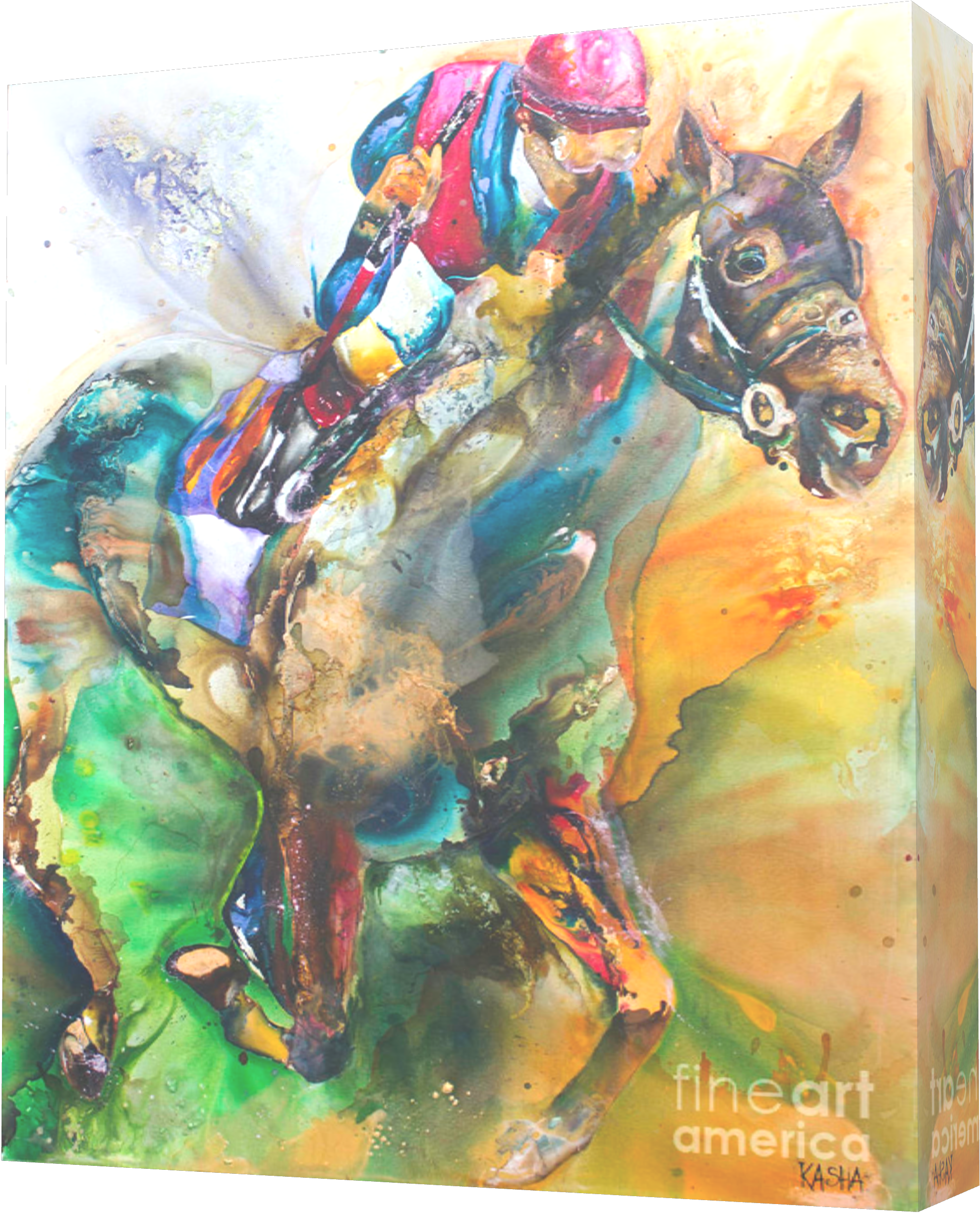 Kasha Giclee Canvas Print - Olympus