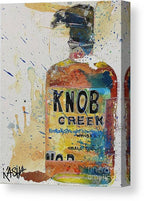 Kasha Giclee Canvas Bourbon Print - Knob Creek