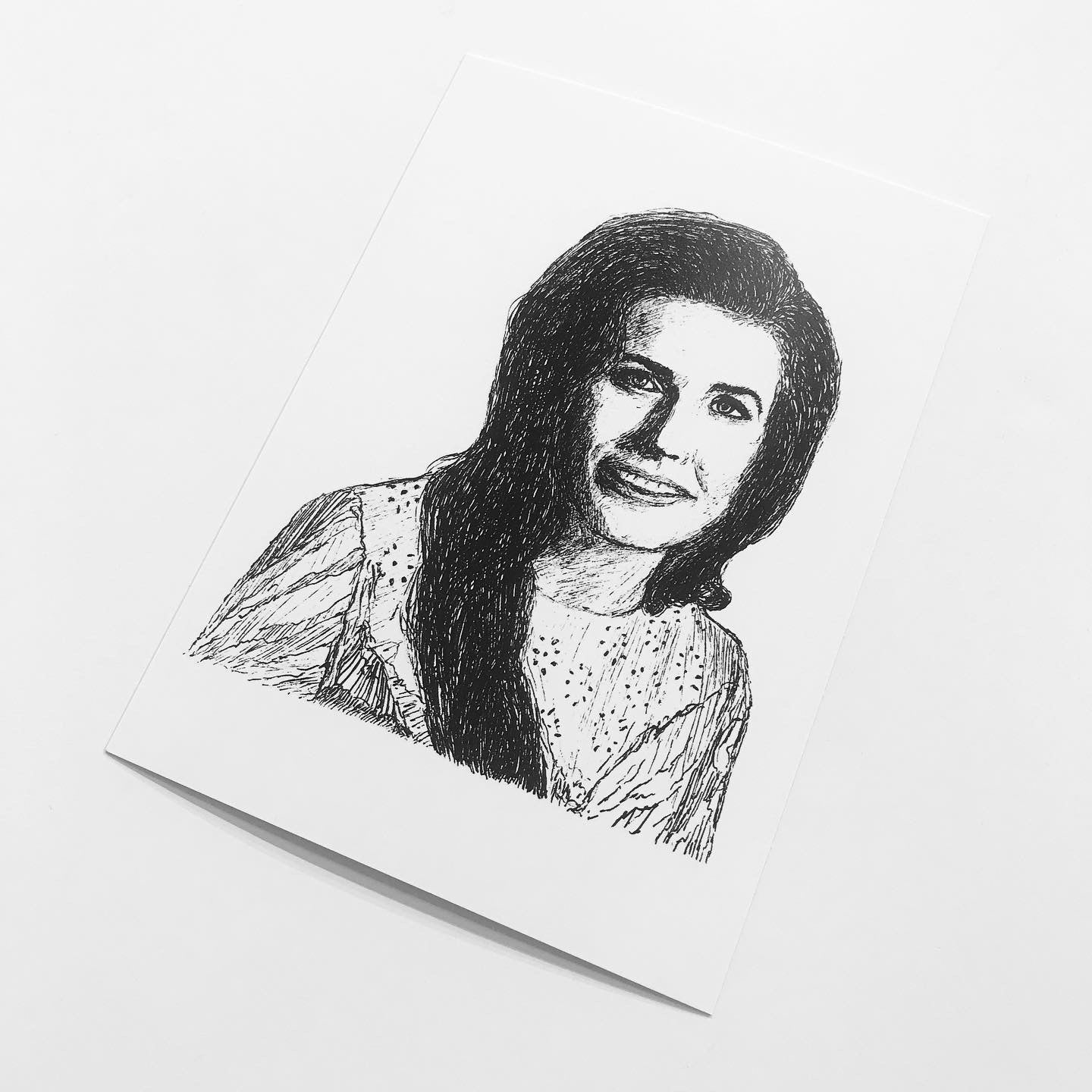 Maya Joy -  5x7 Loretta Lynn Mountain Print