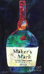 Maker’s Mark - Bourbon Giclee Canvas Print by Kasha Ritter
