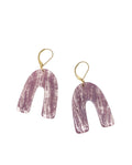 Finds Design - Mauve Arch Earrings
