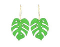 Le Chic Miami - Monstera Hoops Green