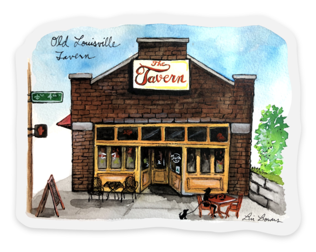 Bri Bowers - Old Louisville Tavern Sticker