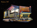 Bri Bowers - Paristown Hall At Night Print