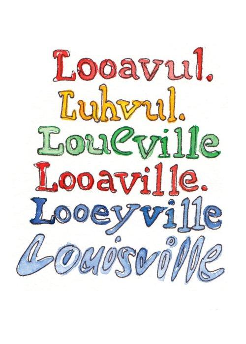 Bri Bowers - Louisville Spellings Mini Print (5x7)