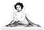 Maya Joy - Mountain Portrait Princess Leia Sticker