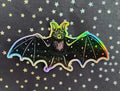 Holographic Bat Sticker by Irene Mudd