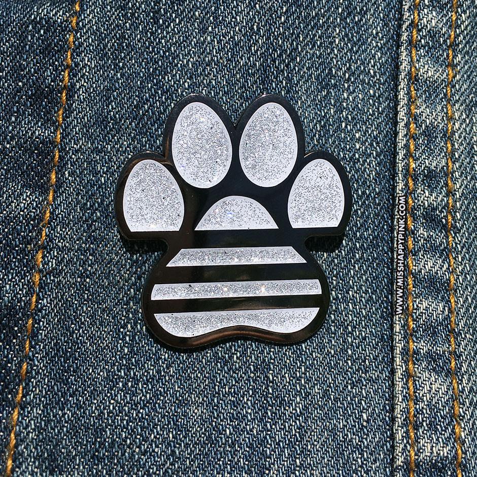 MissHappyPink - ADIDAC All Day I Dream of Cats Glitter Pin