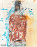 Kasha Giclee Canvas Bourbon Print - Stagg