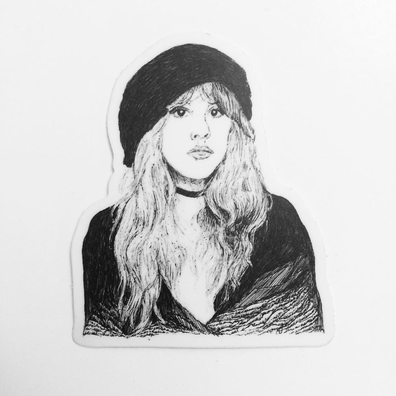 Maya Joy - Mountain Portrait Stevie Nicks Sticker