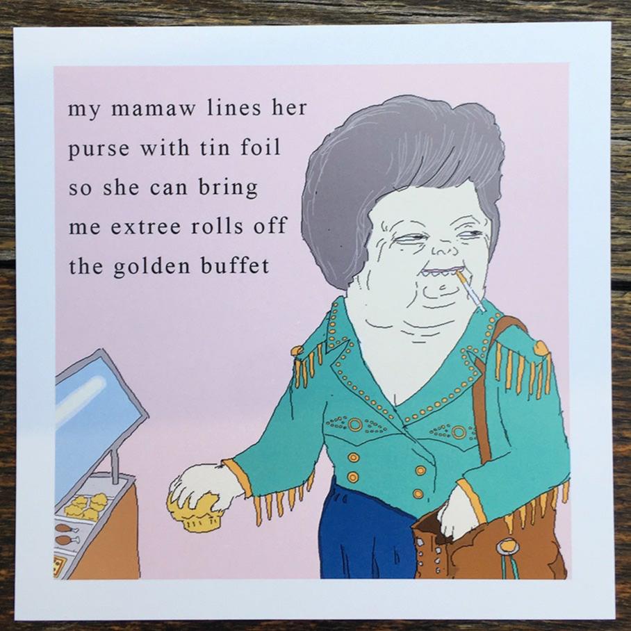 Little Bubby Child - Buffet Thieving Print