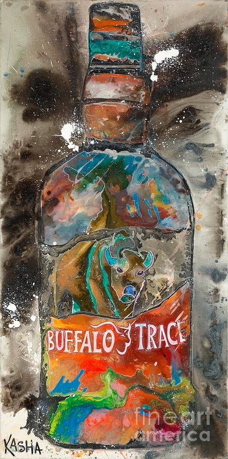 Kasha Giclee Canvas Bourbon Print - Buffalo Trace