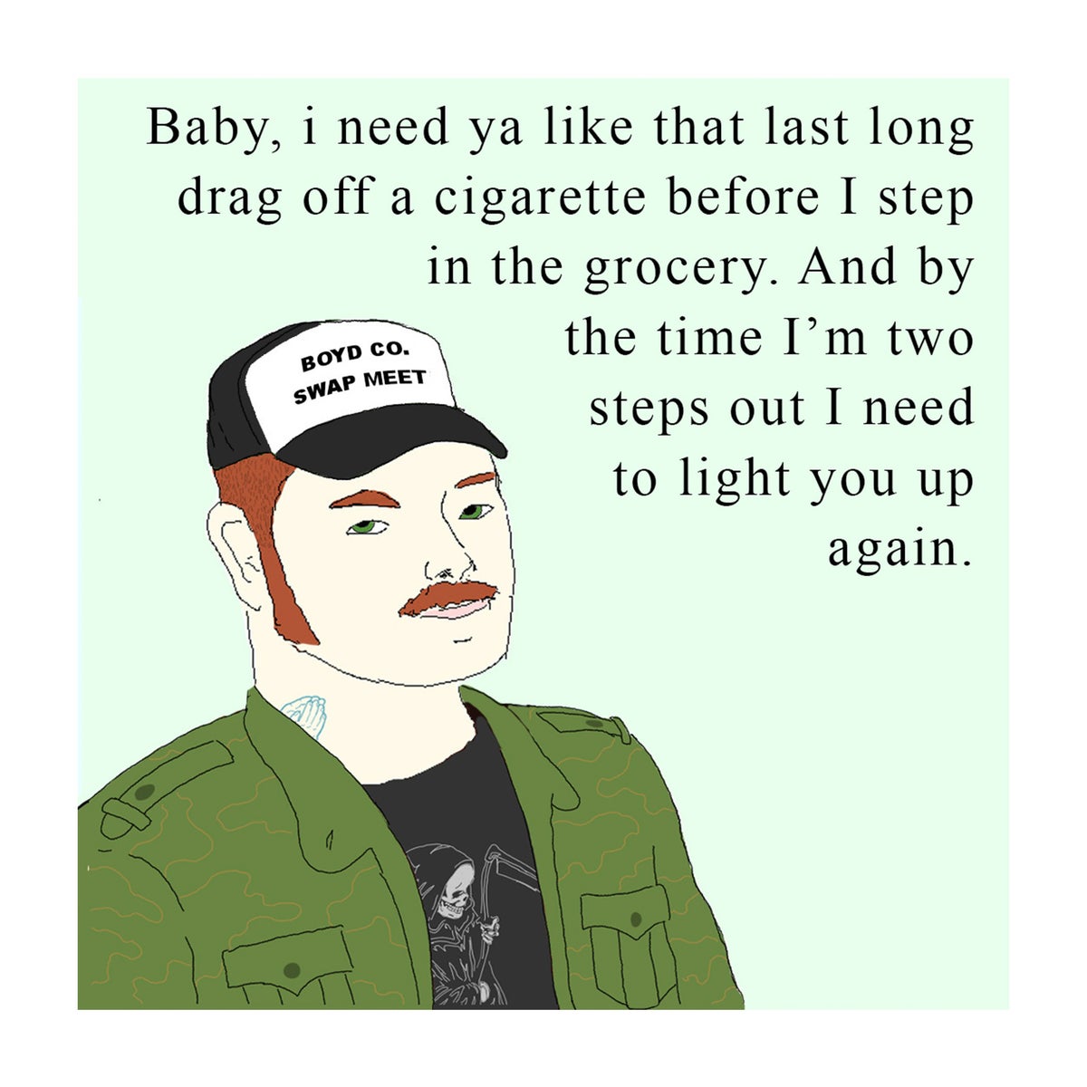 Little Bubby Child - Baby I need Ya Print