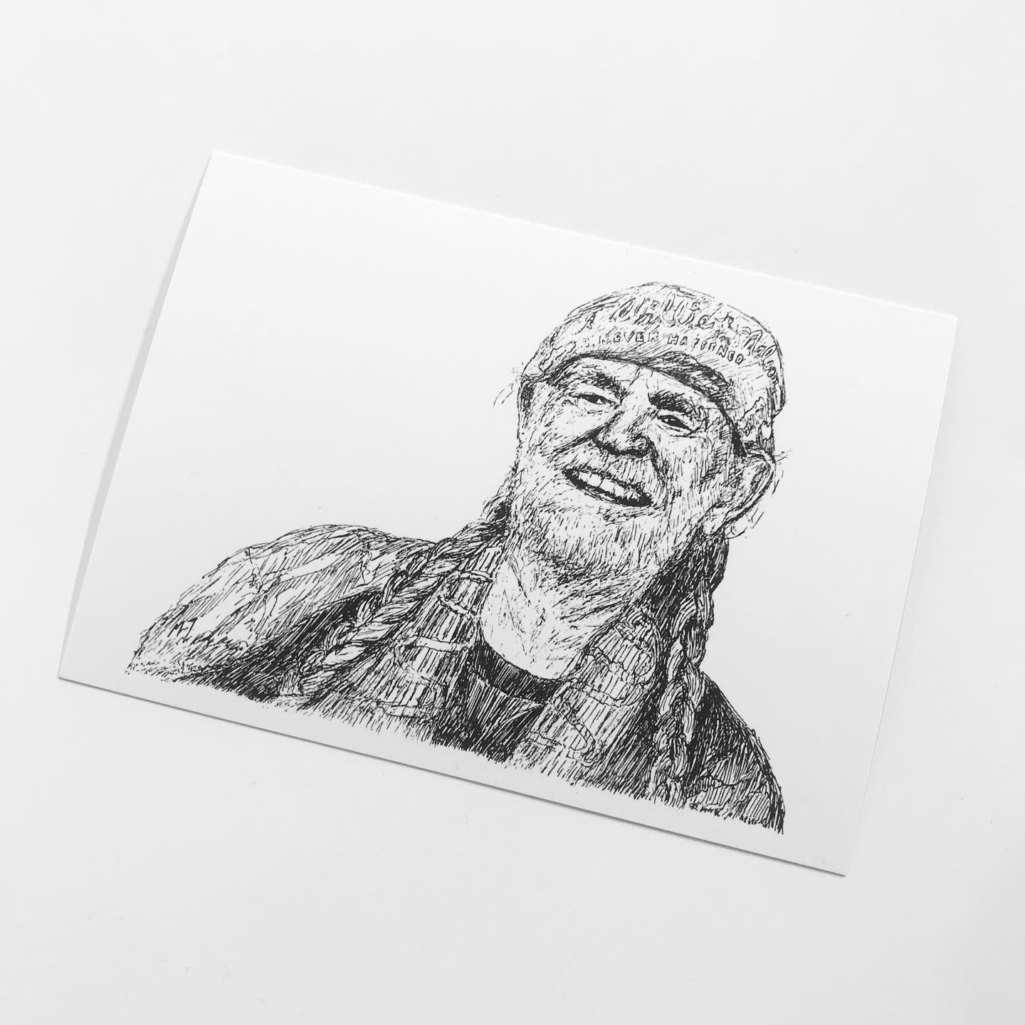 Maya Joy - 5x7 Willie Nelson Mountain Print